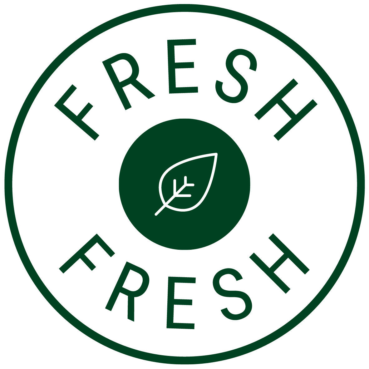 Frisch Symbol - Icon zeigt täglich frisch hergestellte Süßigkeiten ohne Konservierungsstoffe